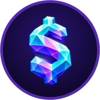 Waris: a crystal dollar sign