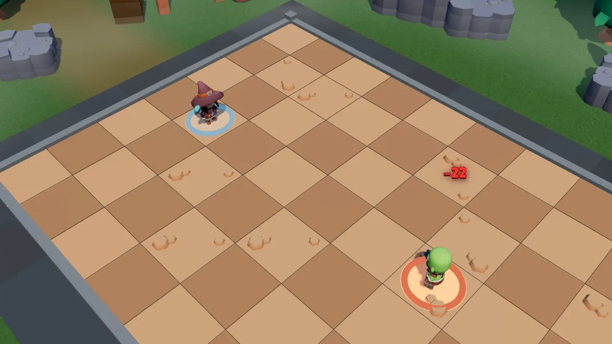 Blaze: the burn at the start of the enemy turn