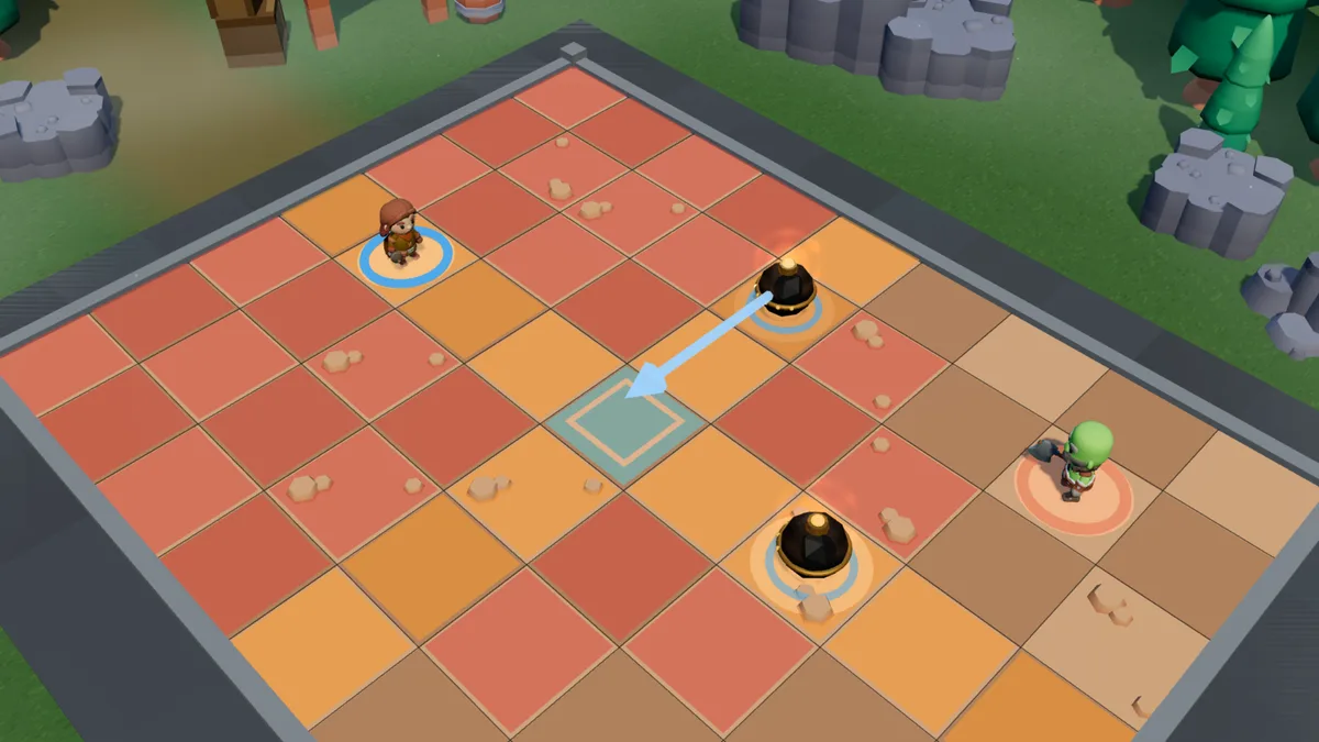Gather: the targeted row and column