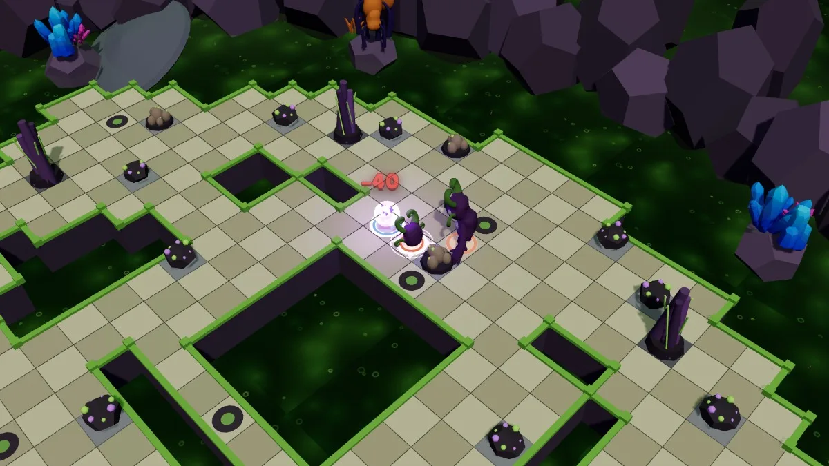 Bite: a spawnling bites the Warrior and plants a Parasite