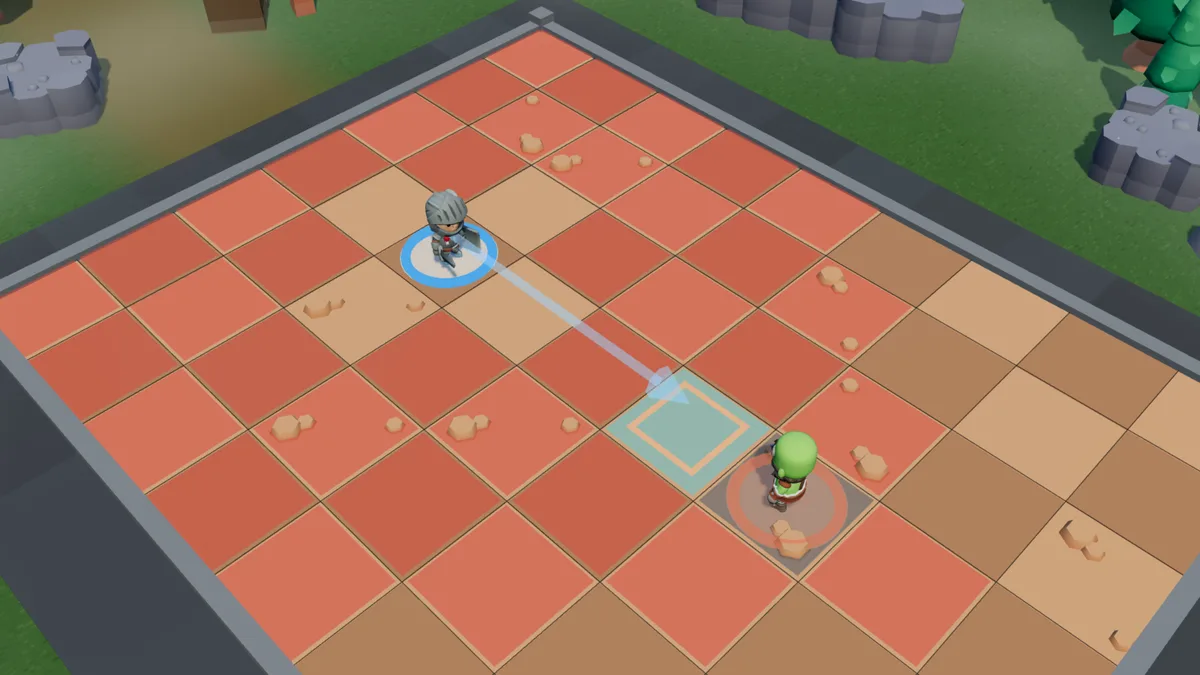 Warrior’s leap: the tiles you can jump to