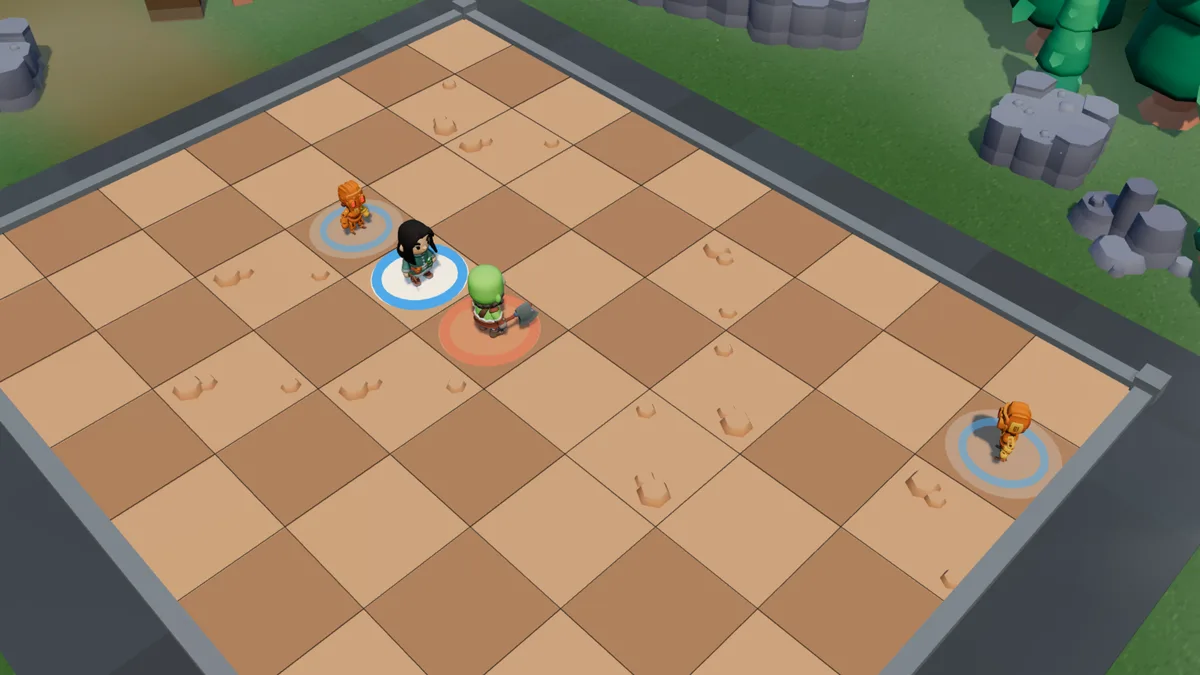 Two Automatons: one close, the other far away