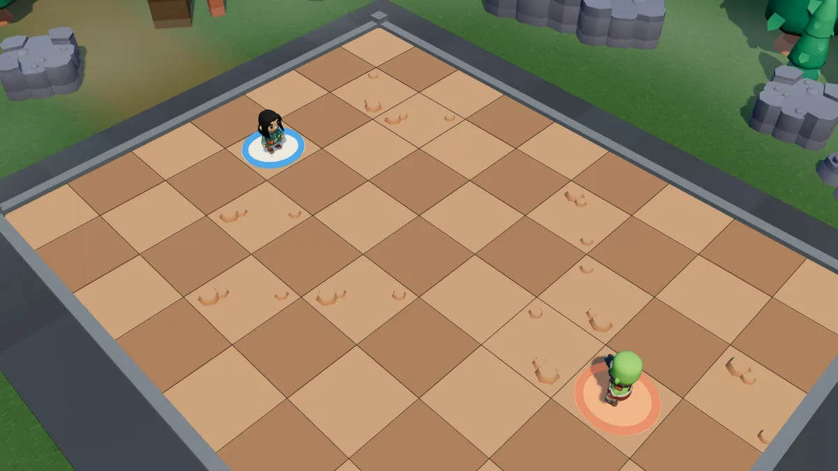 Winder on yourself: back to the starting tile