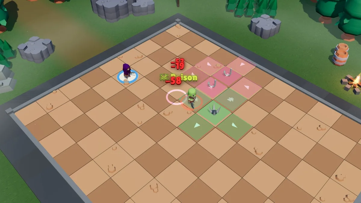 The hooks pull them onto three traps