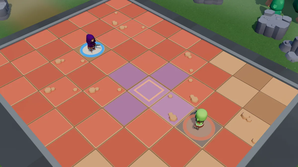 Blade trap: the five-tile cross