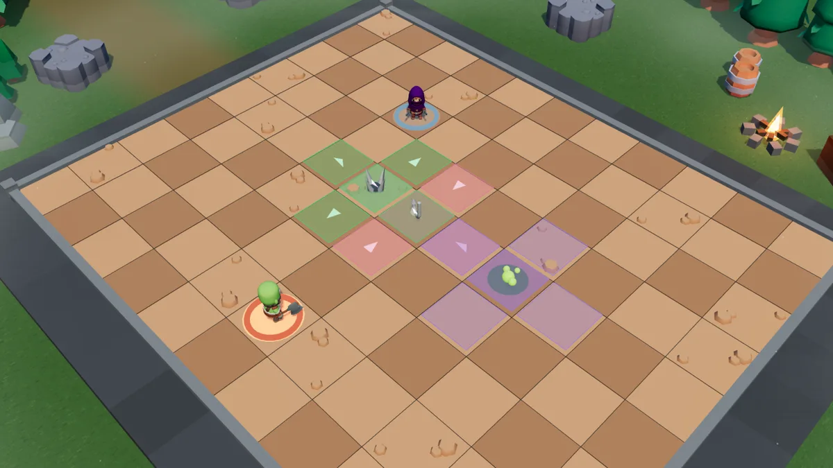 Three traps spread out around the Brute